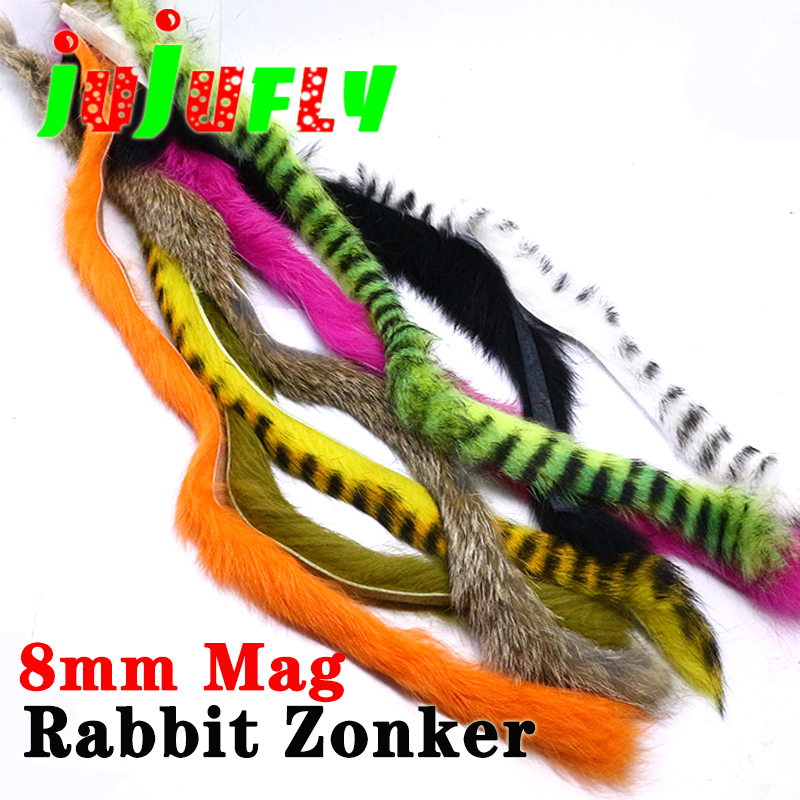 Fishing Lure Spinnerbait - 3 paski/opakowanie Paski z króliczego futra