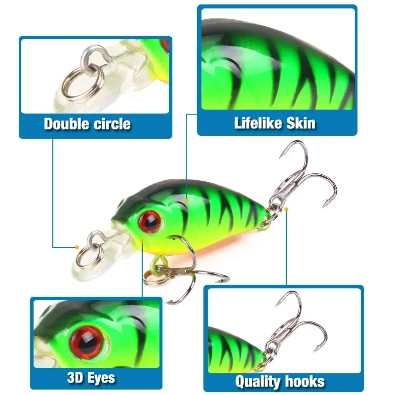 4.5cm 4g 1szt Mini Minnow Fish – Fishing Lure Crankbait recenzja i cena