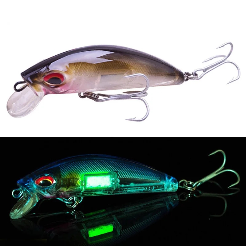 3D Eyes Luminous Minnow Fishin – Fishing Lure Crankbait recenzja i cena
