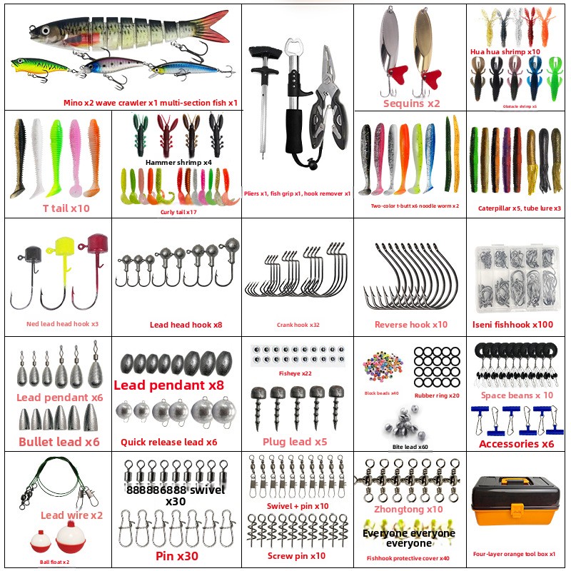 Duży, 4-warstwowy, zewnętrzny  – Fishing Lure Accessories recenzja i cena