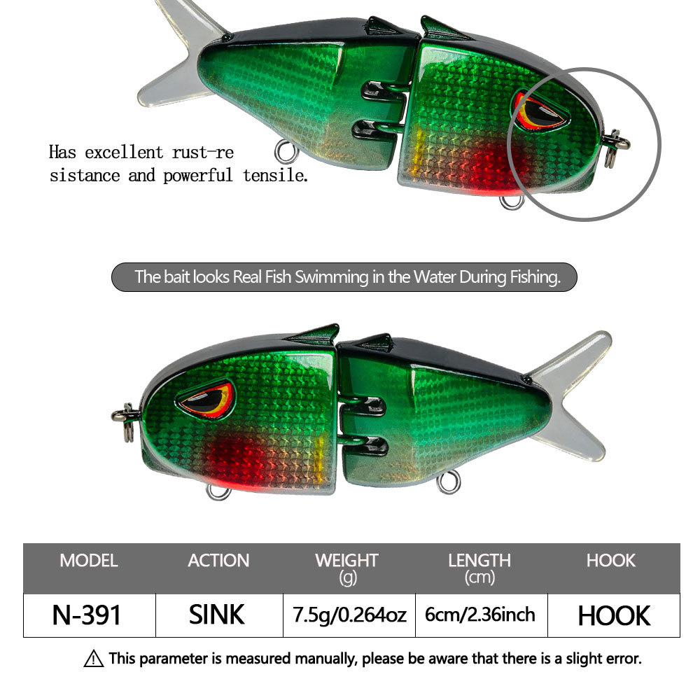 Przynęta Luya, wieloczęściowa, – Fishing Lure Popper recenzja i cena